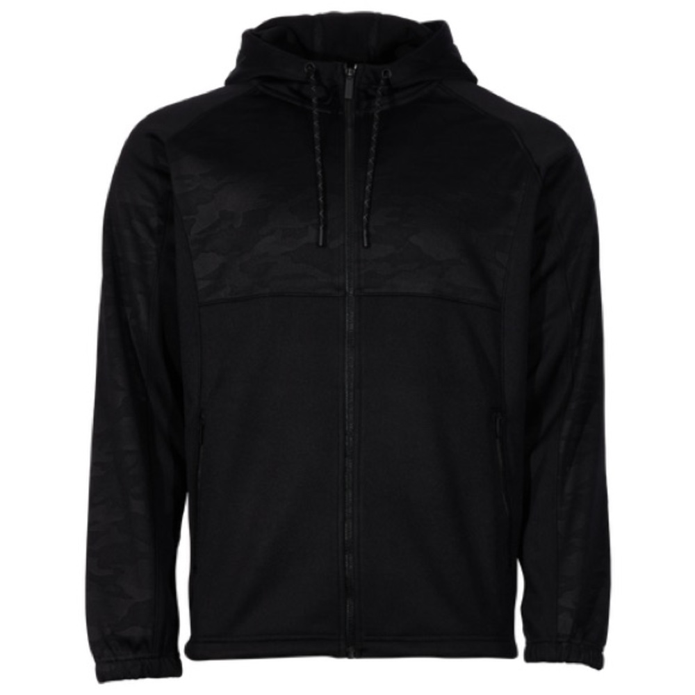 Men's Black Hooded Jacket